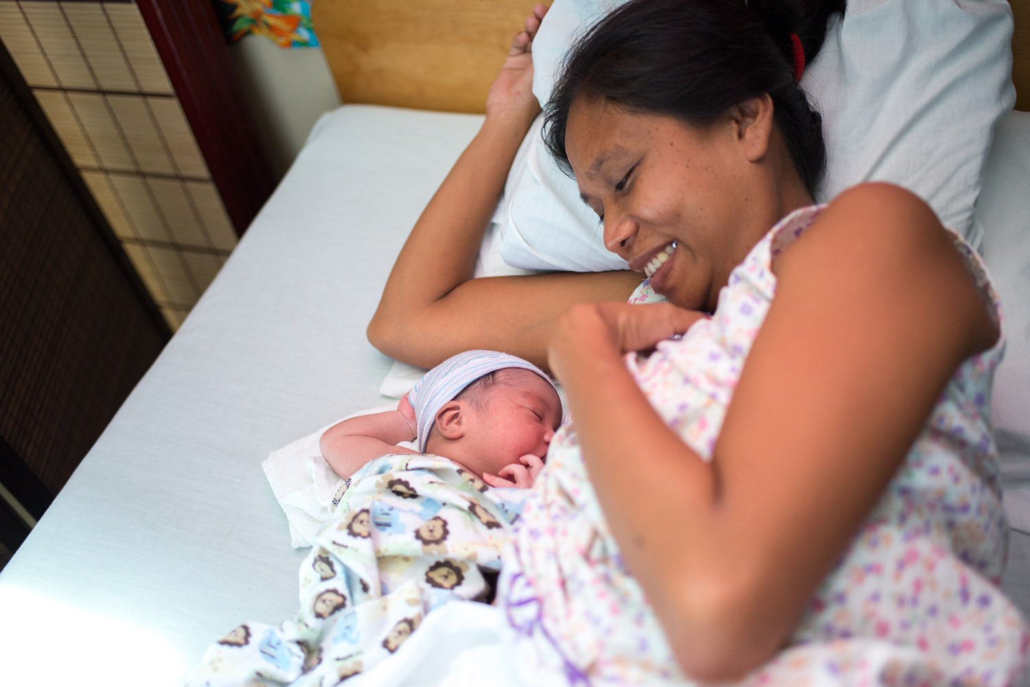 Ellen Rainsford breastfeeds her newborn soon